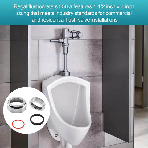 Regal Spud Coupling Assembly For Regal Flushometers Model 0306145 Includes flange, slip joint gasket and friction ring shown with urinal.