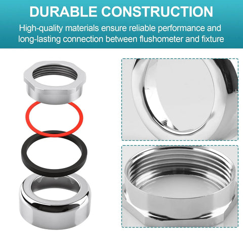 Regal Spud Coupling Assembly for Regal Flushometers Model 0306145 with flange, slip joint gasket, friction ring, 1-1/2 in x 3 in size