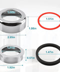 Dimensions of Regal Spud Coupling Assembly For Regal Flushometers Model 0306145 Includes Flange Slip Joint Gasket And Friction Ring