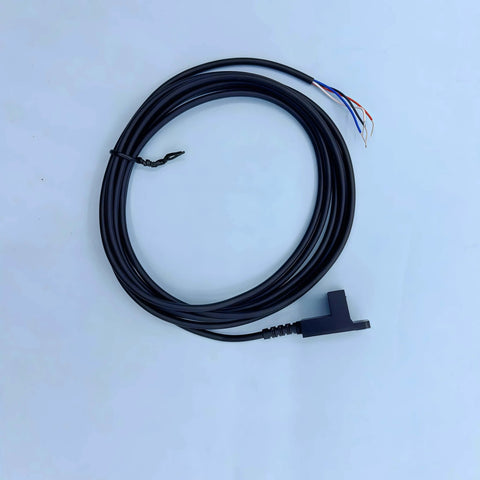 Slot Photoelectric Sensor Switch For L Type U Type Groove Induction DC 12 To 24V 2KHz Response 5mm Detection Gap LU6745NA with cable