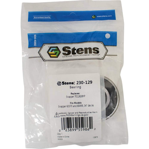 Bottom Bearing For Snowblower Spindle Assembly, Compatible With AYP 917.270722, MTD 491, 831, 832, 930 Series, Snapper 60370, 80499, 54 Decks, SU-9001310-0001 Replacement Part, Beefed Up Black Bearing in packaging.