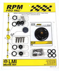 Solenoid Diaphragm Metering Pump Rebuild Kit For RPM 362/368 - Service Kit With Multicolor Parts and Components on Display Card