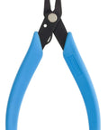 Split Ring Pliers 496 with curved catch tip, ergonomic blue handles, designed for easy open and secure grasp, non-slip rubber grips.