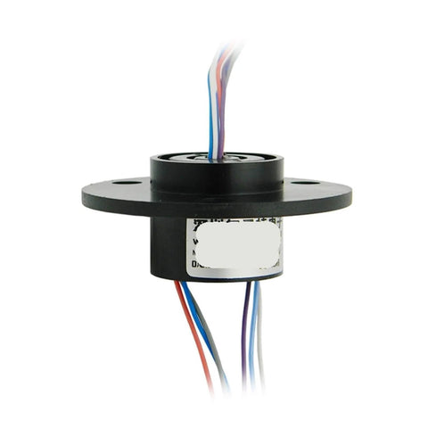 Six-Way Conductive Slip Ring Assembly for Stage Lighting, 2A Collector Ring, Visible Rotary Joint with cables