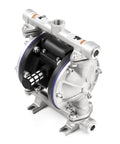 Stainless Steel Pneumatic Double Diaphragm Pump Built For Tough Jobs With 8.8 GPM Flow, 120 PSI Max, Half Inch Inlet And Outlet