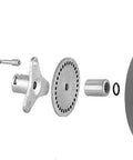 Exploded view of Index Pin Assembly With Lifter For UCFC5AY Replacement Part For Classic Series Stenner Pumps, showing components and alignment.