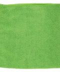 Microfiber cleaning cloth, green, 16x16 inches, folded square