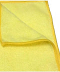 Microfiber general-purpose cleaning cloth, yellow, 16x16 inches