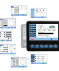 Three Axis DRO RPM LCD Digital Readout With 7 Inch Screen for Lathe Milling Bridgeport Knee Mill Drill Machines display interface