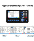 Three Axis DRO RPM LCD Digital Readout With 7 Inch Screen for Milling Lathe Machine showing display interface and controls.
