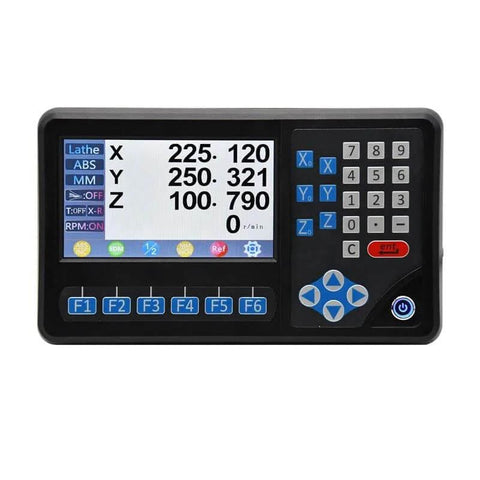 Three Axis DRO RPM LCD Digital Readout With 7 Inch Screen for lathe milling Bridgeport knee mill machines, multi-function display