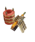 Three Way Conductive Slip Ring With Inner Diameters 25 30 35 And Outer Diameter 58 And Height 61 For Herringbone Assembly 30X58X61