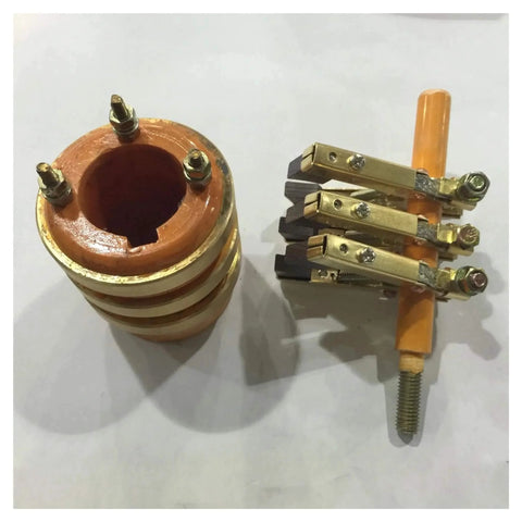 Three Way Conductive Slip Ring with Inner Diameters 25 30 35 and Outer Diameter 58 for Herringbone Assembly, rugged industrial use