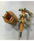 Three Way Conductive Slip Ring For Rotary Power Transfer, Inner Diameters 25 30 35 Mm, Outer Diameter 58 Mm, Height 61 Mm