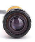 Close-up of Through Beam Photoelectric Sensor 5 Pair NPN Normally Open, 6-36V DC, 300mA, optical lens front view, ABS tough shell