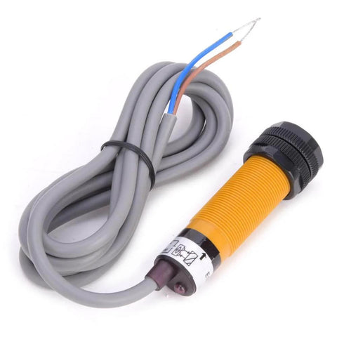 Through Beam Photoelectric Sensor 5 Pair NPN Normally Open, 6-36V DC, 300mA, ABS tough shell, coiled wiring, industrial use.