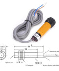 Through Beam Photoelectric Sensor 5 Pair NPN Normally Open, 6-36V DC, 300mA, Snappy Sub-Millisecond Response Under 1ms, ABS Tough Shell