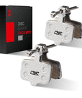 Trail Ready Disc Brake Pads For Mountain Bikes With Resin Kevlar Ceramic Blend And 25 To 30 Percent Fine Metal Fibers, Compatible With Elixir And Sram
