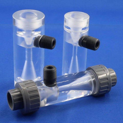 Transparent PMMA Acrylic Water Injector For Irrigation Systems And Farm Fertilizer Mixing Venturi Fertilizer Injector