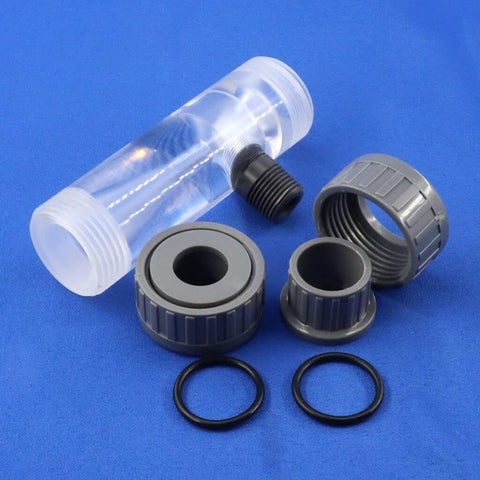 Transparent PMMA Acrylic Water Injector For Irrigation Systems And Farm Fertilizer Mixing Venturi Fertilizer Injector parts