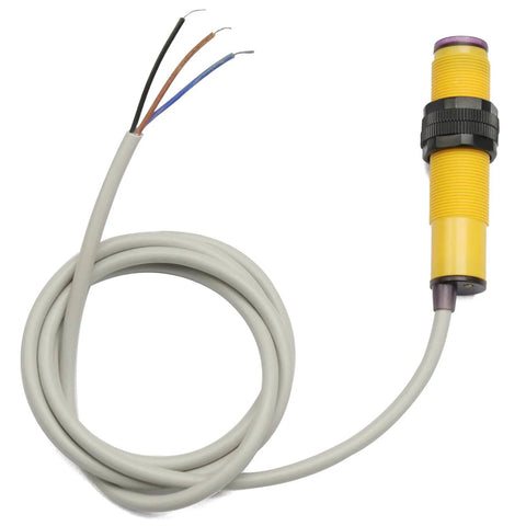 Two Pack NPN NO Diffuse Infrared Photoelectric Switch Sensor Adjustable Detect Distance From 10 To 30 Cm DC 10 To 36V Output 300 mA