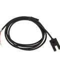 U Shape Photoelectric Sensor Switch With 5mm Sensing Distance, DC 5 to 24V, SX673, NPN Output, shown with black cable