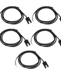 5 pack of U Shape Photoelectric Sensor Switch With 5mm Sensing Distance, DC 5 to 24V, SX673, NPN Output, Slot Type Photocell for automation