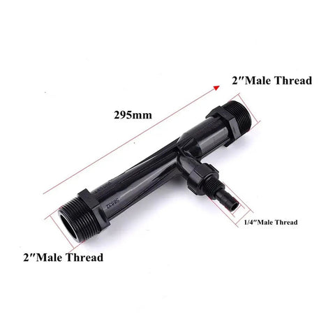 Venturi Water Ejector Mixer 2 Inch UPVC Dope Gas Liquid Fertilizer Applicator For Aquarium Fish Tank And Garden Irrigation Pipe Fittings