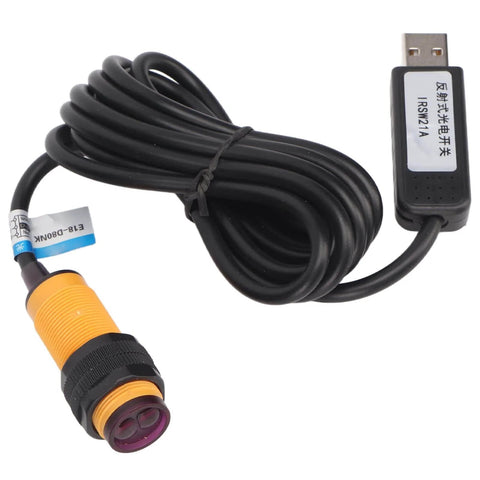 USB Infrared Photoelectric Switch Reflective Sensor for Gaming And Office Gear with easy plug and play setup and cable