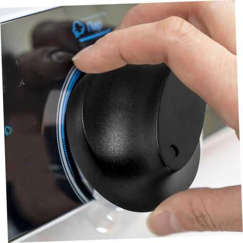 Hand turning universal timer knobs replacement for ovens, sterilizers, and rice cookers, black plastic rotary encoder with precise timing.