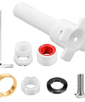 Four In One Tub Spout Adapter Kit For Slip Fit One Half Inch Copper Pipe And One Half Inch IPS And Three Quarter Inch IPS With Diverter Repair Kit And Assembly Tool