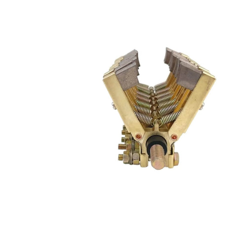 V Shape Carbon Brush Holder Assembly Eight Pack For 8 Way Slip Ring Motor 6x12 Copper Brushes With Spring Pressure J204 J164 Replacement