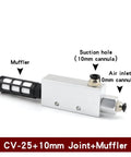 Powerful Vacuum Generator With Suction Cup System And Negative Pressure Control Air Ejector CV-25HS with 10mm port, muffler included