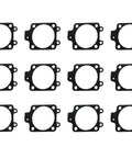 12-pack of carburetor metering diaphragm pump gaskets for Walbro WA WT model carburetors replaces Walbro 92 214 8 displayed.
