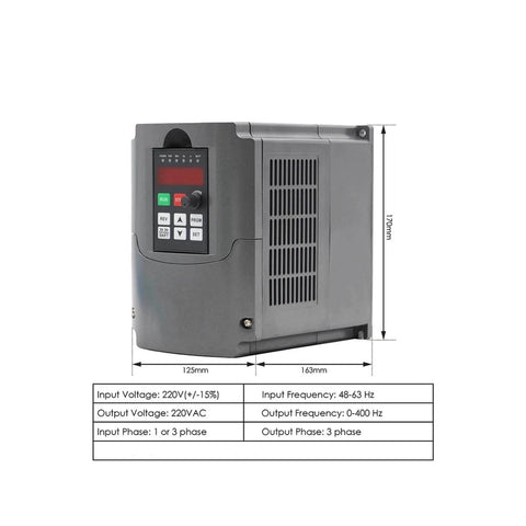 380V frequency drive for Water Cooled 1.5kW ER20 Square Type Spindle Motor with Four P4 Bearings 0.01mm Runout