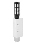 CV-20HS Wear-Resistant Vacuum Ejector Valve with precision thread for quick connection in a workshop setting. Durable pneumatic generator.