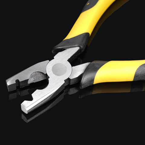 Close-up of pliers from the 1800 Pieces Wire Cage Clips With Pliers Non Slip Handle For Rabbit Chickens Birds Dogs Hog Cages Kit