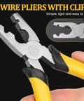 1800 Pieces Wire Cage Clips With Pliers Non Slip Handle Close-up