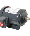 Three-Phase General Purpose Motor 1.5 HP 182T Frame 1200 RPM 208 to 230 or 460V AC TEFC Totally Enclosed Fan Cooled Enclosure Rigid Base Mount