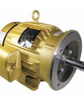 Side view of Beefy 5 HP Three Phase General Purpose Motor With 184TC Frame 208 To 230 Or 460 Volt AC 60 Hz TEFC Enclosure