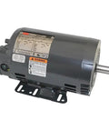 Three Phase General Purpose Electric Motor 2 HP Open Drip Proof Enclosure Heavy-Duty Build, Frame 143-5TC/56HCZ, side view