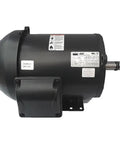 Side view of 7 1/2 HP Three-Phase General Purpose Motor With 213/5T Frame, 230/460V AC, 1,770 RPM, TEFC Enclosed, 60 Hz