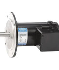 Drive Motor Justification D One Sixth HP Industrial Power Unit With Nameplate RPM One Thousand Seven Hundred Fifty For Heavy Machinery Rugged Build Easy Mounting Rock Solid Reliability Reliable Performance, black motor with mounting plate and exposed shaft