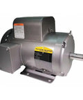 Capacitor Start Run General Purpose Single Phase Motor 2 HP 115/230V 145T Frame 1800 RPM shown from side view