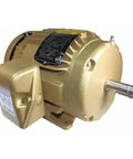 Three Phase Beefy General Purpose Motor 2 HP 145T Frame 208 230 Or 460 Volt AC 3490 RPM TEFC Enclosed Fan Cooled Industrial Motor
