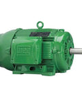 Three Phase General Purpose TEFC Motor Beefy 5 HP 184T Frame 230/460V AC 60 Hz 1755 RPM Nameplate Rigid Base Mount