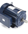 Capacitor Start Run General Purpose Motor With Five Horsepower, 208 To 230V AC, 60 Hz, 213T Frame, Single Phase, Heavy Duty Workhorse