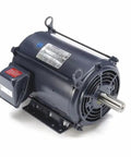 Workhorse Three Phase General Purpose Motor For Industrial Use, 10 HP, 215T Frame, front side with open drip proof enclosure