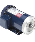 Three-Phase General Purpose Motor 1 HP TEFC 143TC Frame 230 and 460V AC 1765 RPM Rigid Base C Face Mount