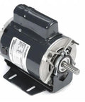 Capacitor-Start General Purpose Motor 1/2 HP Single Phase 115 to 230V AC 56 Frame with mounting base and label visible